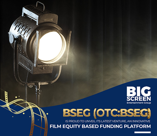 Big Screen Entertainment Group Launches Big Screen Capital to Fund a Range of New Projects
